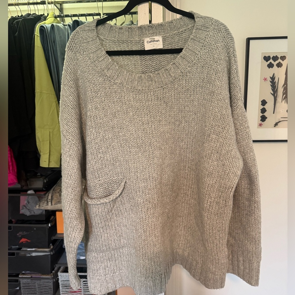 Callahan oversize grey sweater XL